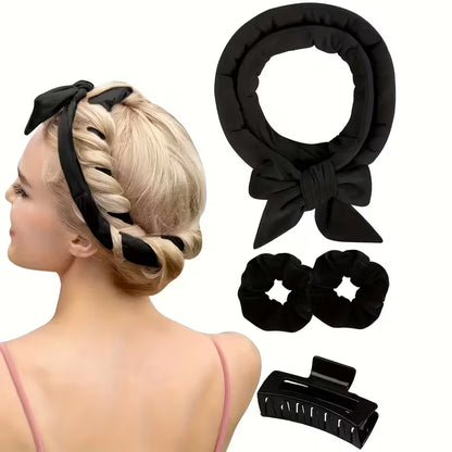 Heatless weave curler